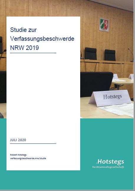 Titel Studie Verfassungsbeschwerde NRW 2019
